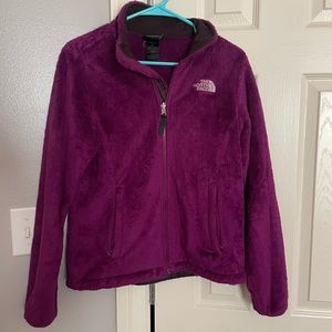 North Face Women’s Osito Zip up in pink/ magenta
